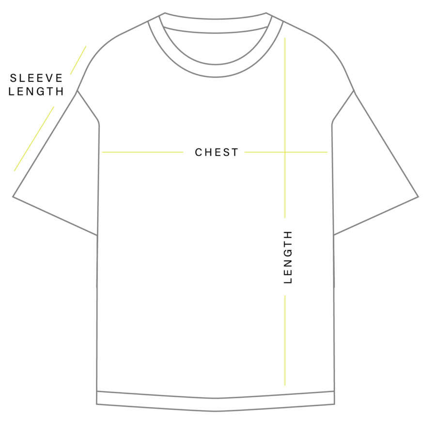 Size Guide Oversized T-shirt – clocult