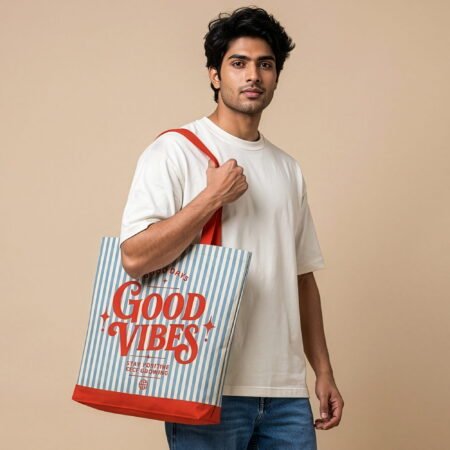 All Over Print Zip Utility Bag - Good Vibes